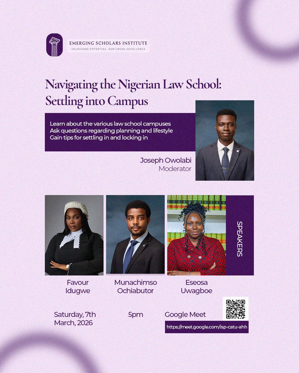 Emerging Scholars Institute tweet media