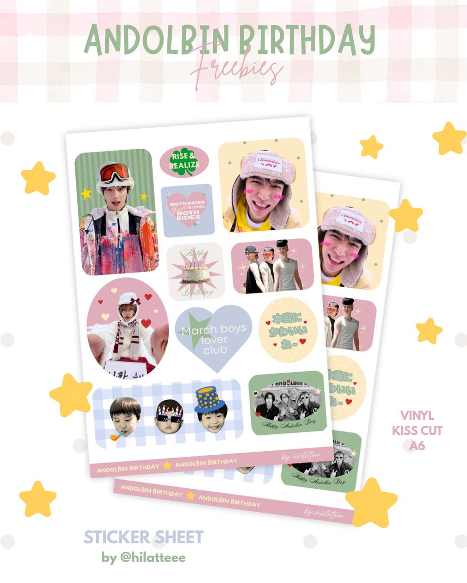 Special Freebies for ANDOLBIN Birthday ᯓᡣ𐭩
by <a href="/hilatteee/">sa ଳ⋆｡˚</a> 

📍CGV 23 Paskal
March, 7th

★ rt &amp; likes are appreciated
★ find me and say hi! (Seat B)
★ limited qty

see you hari sabtu briize, please adopt them😝

#RIIZINGLOUD_FINALE #RIIZINGLOUD_FINALE_IN_CINEMAS