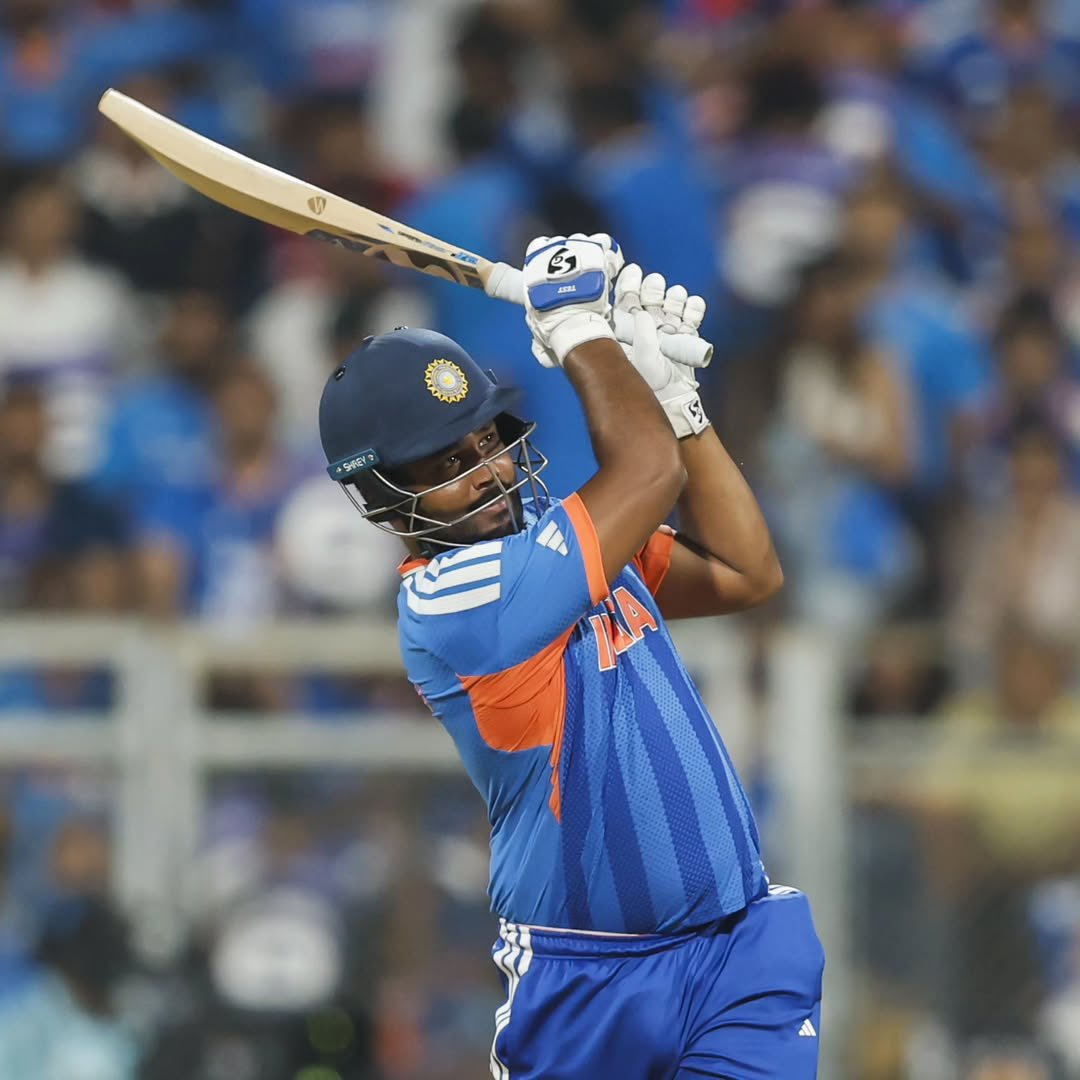 When the stage is big, the response is bigger. Back-to-back fifties for <a href="/IamSanjuSamson/">Sanju Samson</a> as India start the semi-final strongly 💪🇮🇳