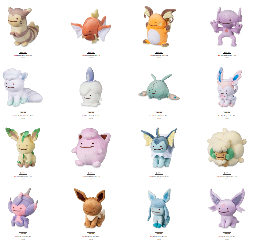 CeladonCA's tweet photo. Pokémon Center - Ditto As Collection
https://t.co/P1CDVIdoPj

$10 shipping https://t.co/LGPikBZ80q