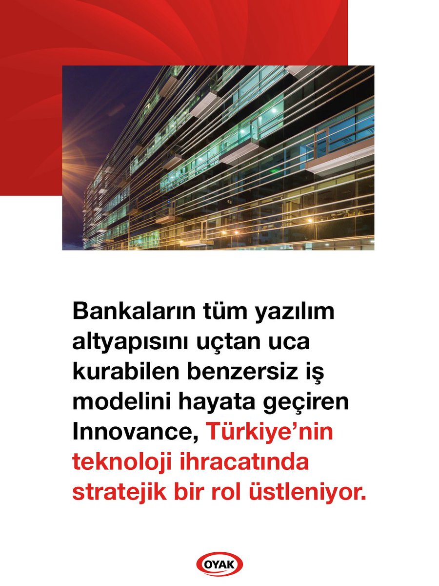 OYAK’ın girişim sermayesi yatırımlarından teknoloji şirketi Innovance, Forbes Türkiye tarafından hazırlanan Girişim 2026 listesinde Türkiye’nin en parlak girişimi seçilerek birinci sırada yer aldı.

Bankacılıktan sigortaya, perakendeden telekomünikasyona kadar birçok sektörde