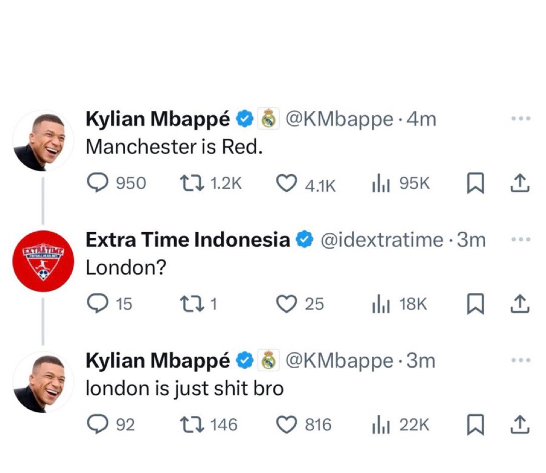 Throw back when mbappe bodied Manchester city, arsenal and Chelsea 😭