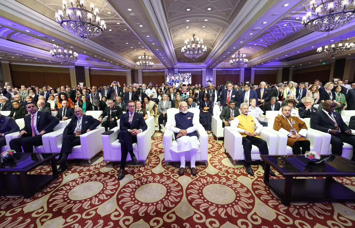 Attended the Inaugural Session of the #RaisinaDialogue2026. Heard the insightful address of President Alexander Stubb of Finland, in which he covered a wide range of subjects.

<a href="/alexstubb/">Alexander Stubb</a>