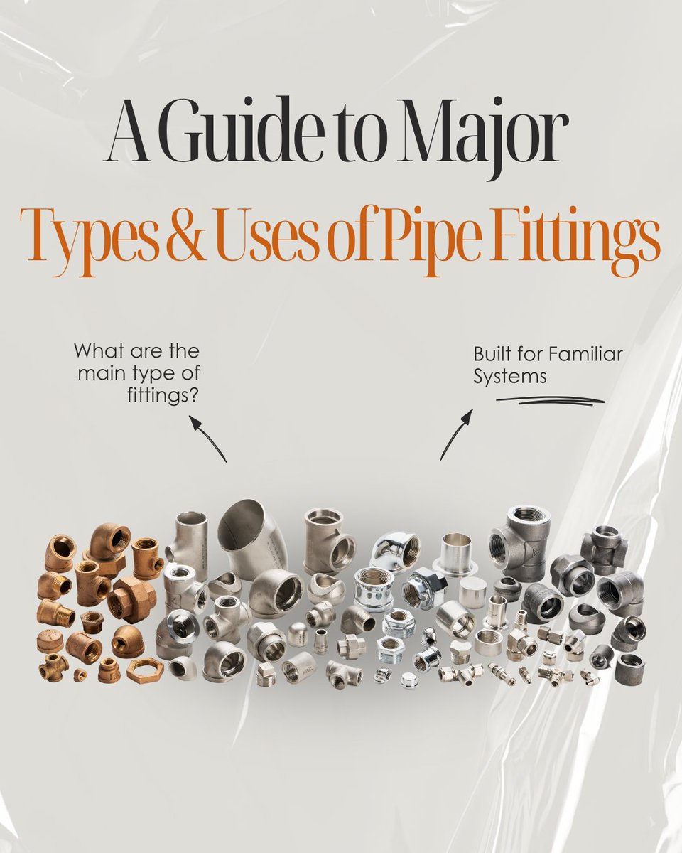 meritbrassco's tweet image. Most people use pipe fittings every day but can’t name the core types.

This guide breaks it down fast. hubs.la/Q045yxSj0

#PipeFittings #Industrial #ManufacturingLife #EngineeringLife #FabricationShop #PlumbingLife #IndustrialSupply #DistributionSupport #MeritBrass