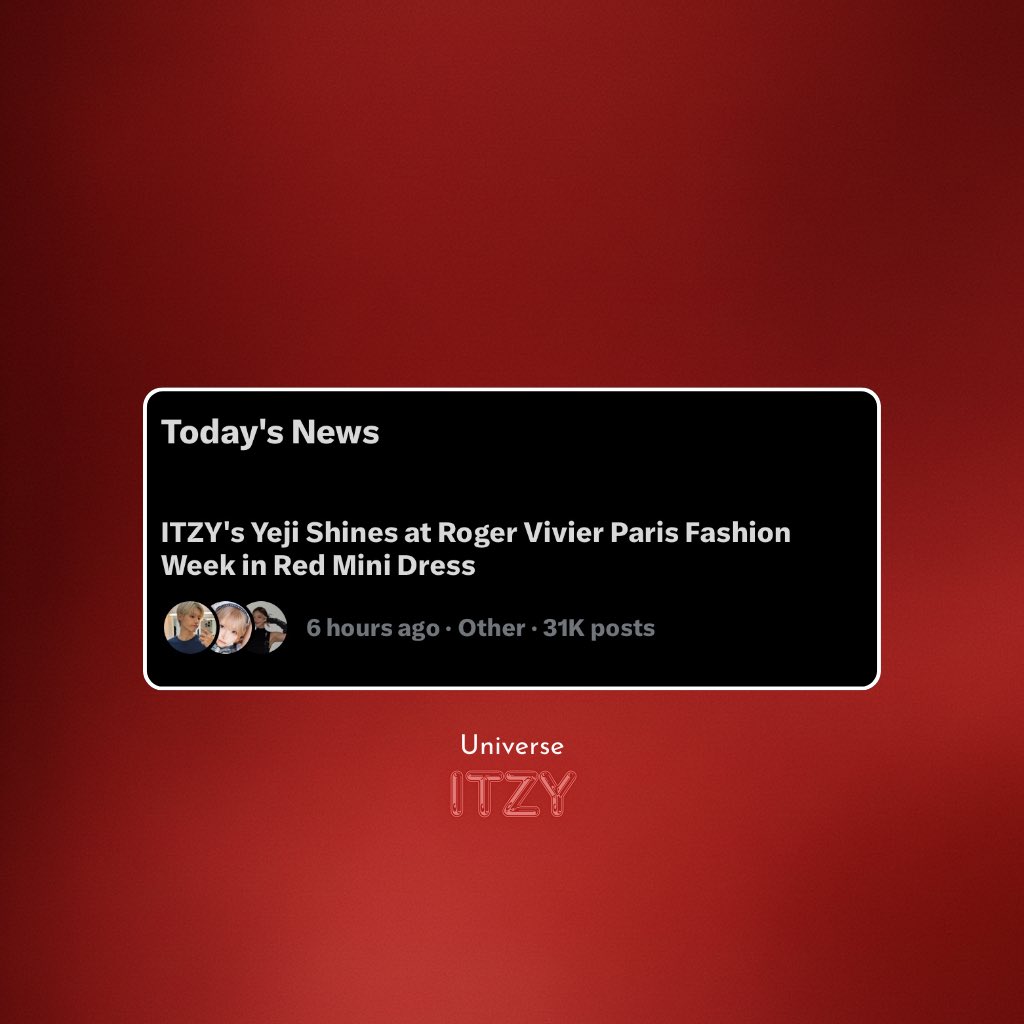 UNIVERSE ITZY tweet media