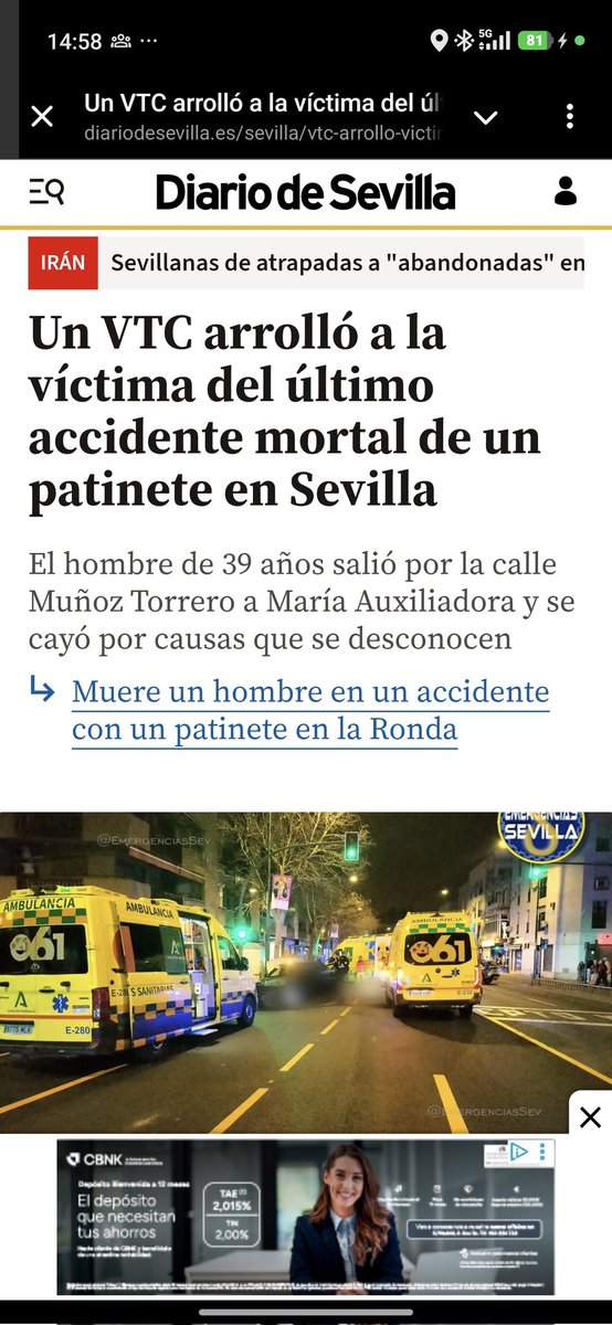 ikitonet's tweet photo. Hace unos 5 días un usuario de patinete moría atropellado tras caer al suelo en este cruce en #sevilla. Hoy casi me caigo. Mientras se investiga... Nadie ha pensado que eso hay que arreglarlo? Es un peligro! @Ayto_Sevilla @abcdesevilla @diariosevilla @asociacionampes https://t.co/ntmQL9fx6S
