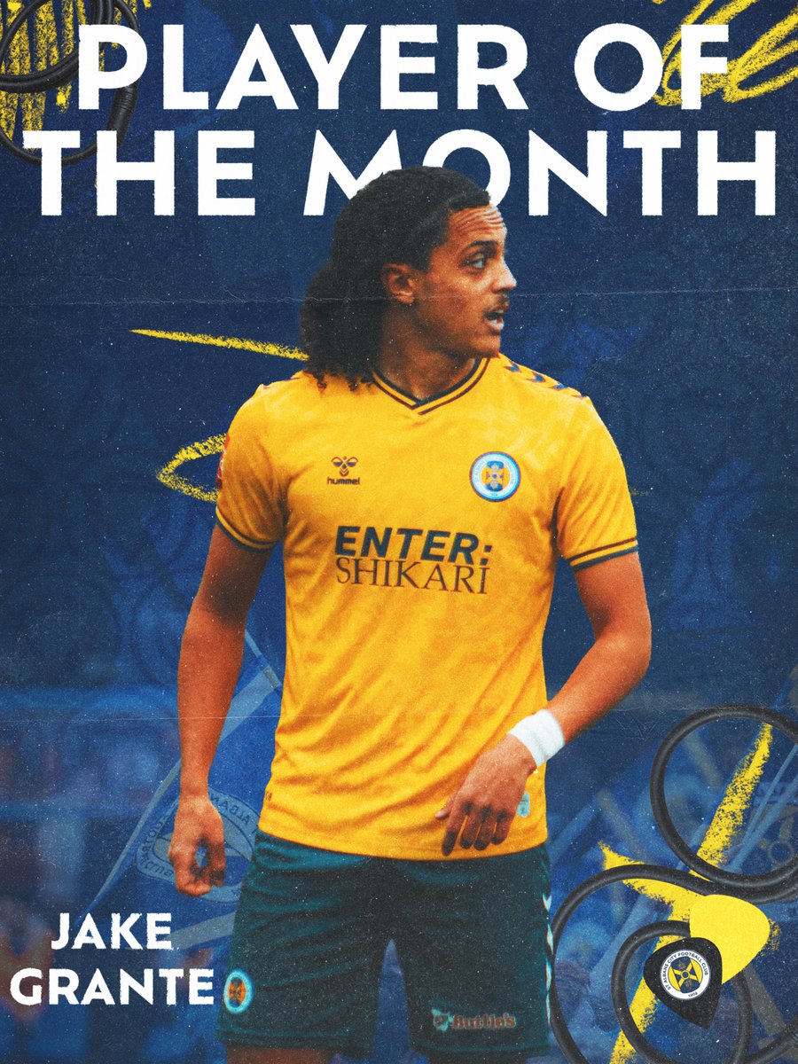 stalbanscityfc's tweet photo. 🏆  You selected Jake Grante as your SACFC February Player of the Month!

🎉🧱 Congratulations to Jake on a brilliant month, which included 3 clean sheets in our five game unbeaten run!

🫵 Come down on Saturday to show Jake and the lads your support: https://t.co/7JuxxANJQz

#SACFC 😇