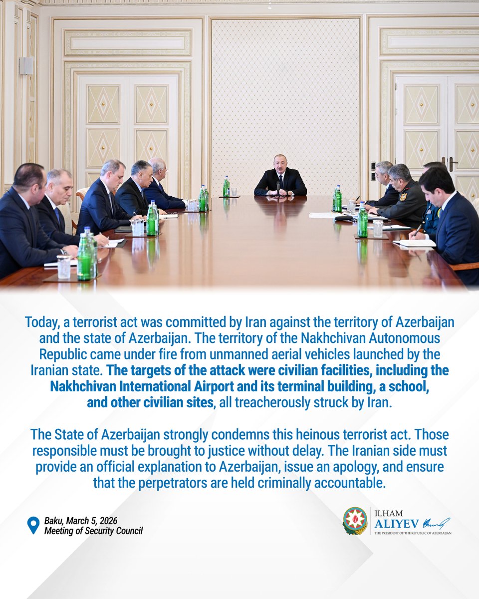 Ilham Aliyev tweet media