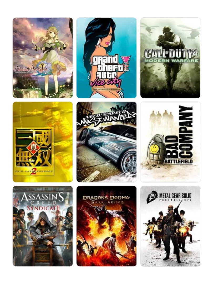 私を構成する9つのゲーム
#My9Games #私を構成する9つのゲーム
my9games.com/s/3fb6d98b16d1…
他にも沢山あるけど、今でもやってる作品のシリーズにハマったきっかけの作品だけを厳選😇