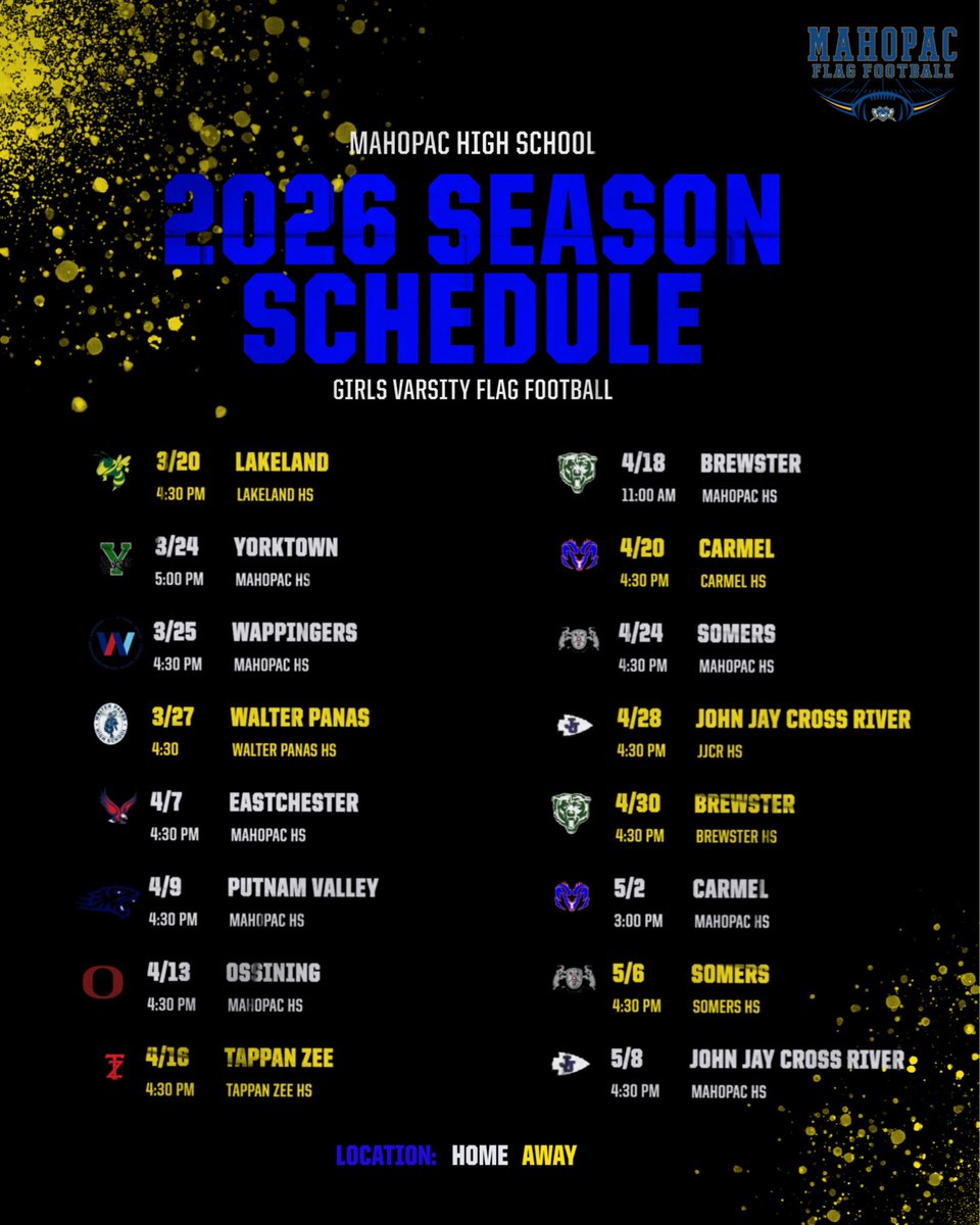 Mahopac Varsity Flag Football tweet media