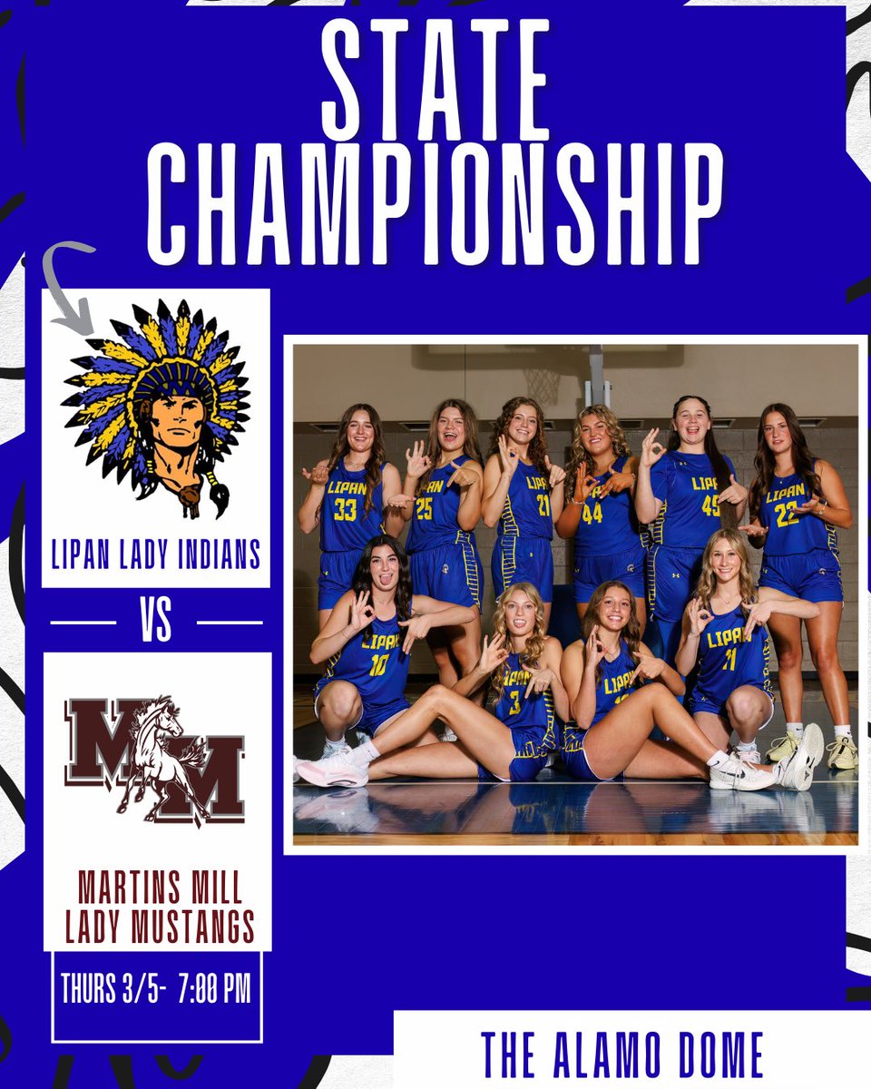 Lipan Lady Indian Basketball tweet media