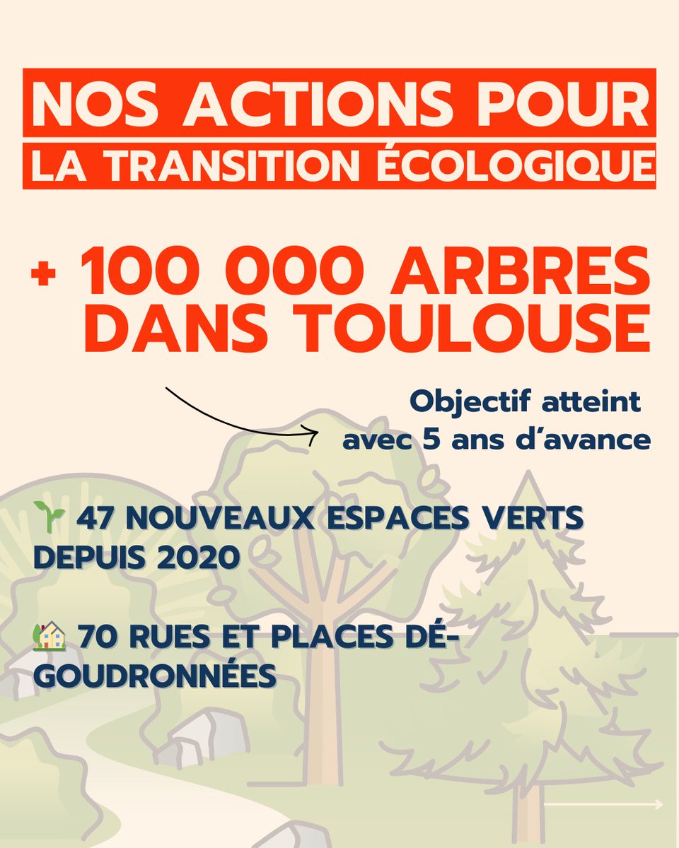 Pour_Toulouse's tweet photo. Protéger notre avenir, c’est agir concrètement pour le quotidien des Toulousains : plan climat, mobilités, végétalisation, énergies renouvelables…🌳🚲 https://t.co/SH3Zv72FfO