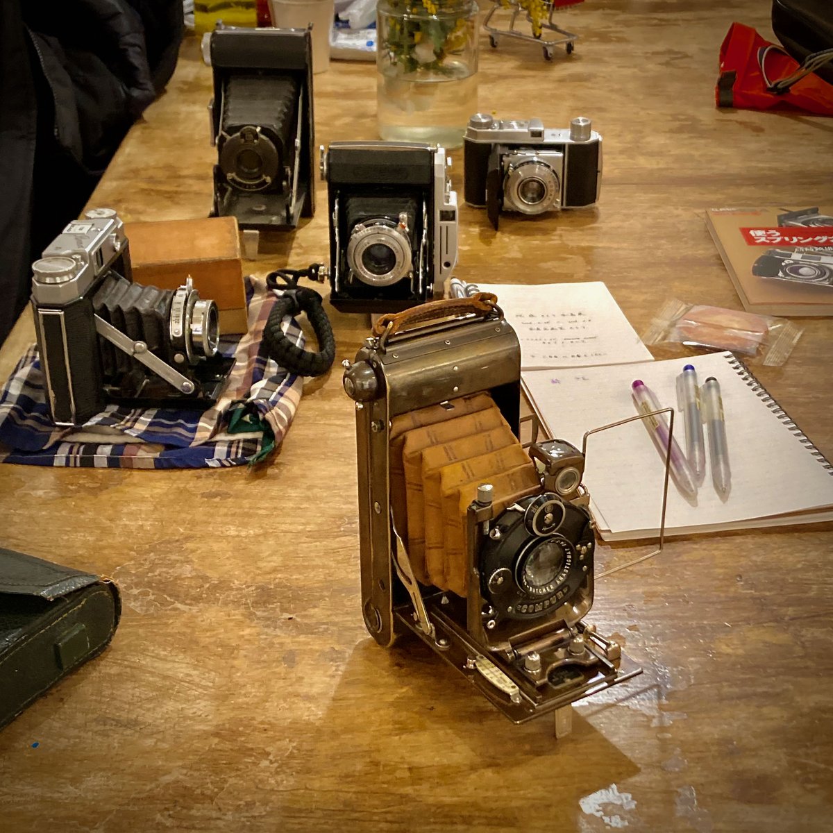 蛇腹カメラ写真展 の魅力は展示作品を観るだけでなく、 実際に蛇腹