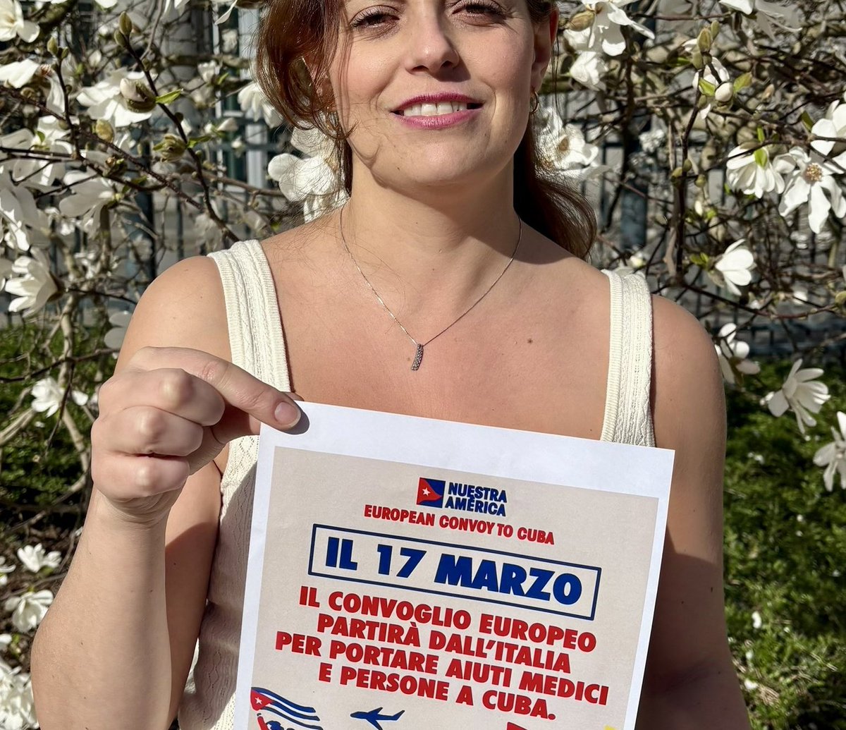 PasqualeR_ITA's tweet photo. La Salis e la Flottiglia partono per Cuba. Speriamo resti lì e non torni https://t.co/M6LQ22qDUg