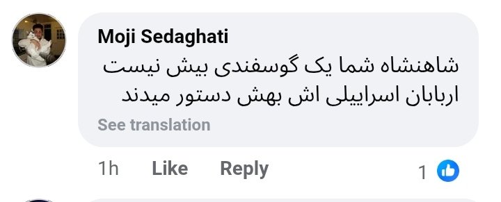برید کونش رو پاره کنید ... لاشی حروم زاده عرزشی رو
#جاوید_شاه 
#KingRezaPahlavi‌