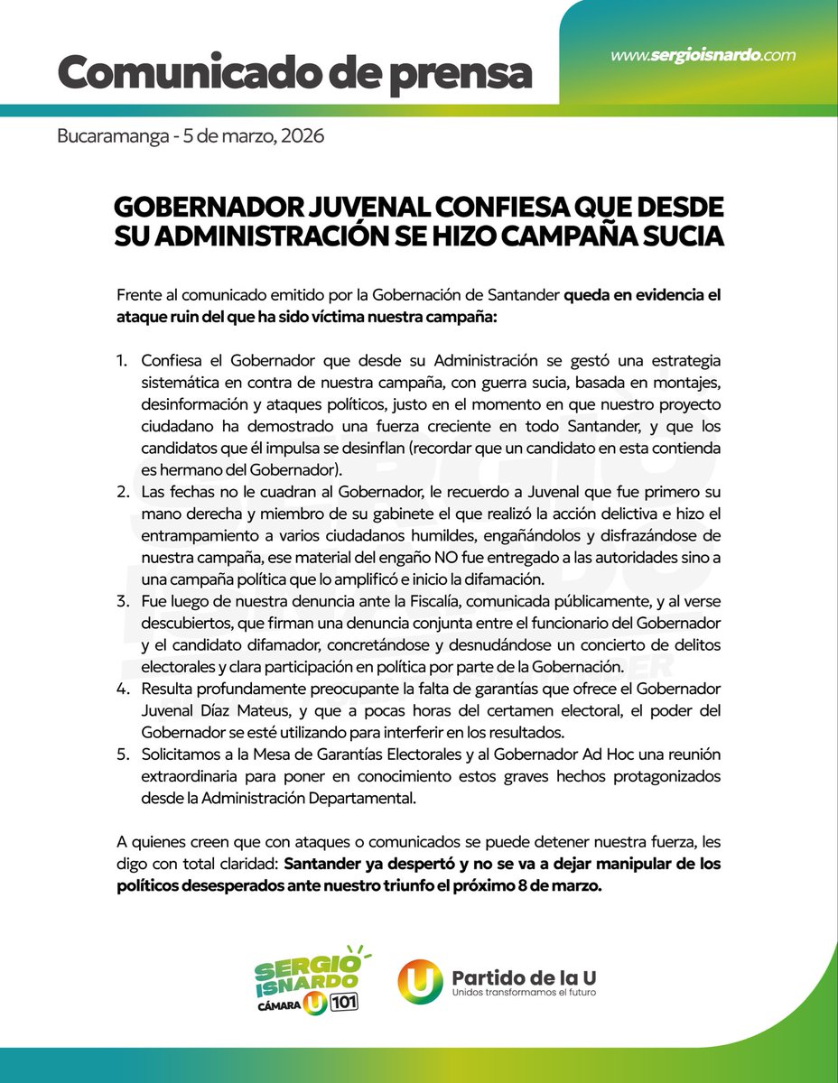 Sergio Isnardo Muñoz V. tweet media