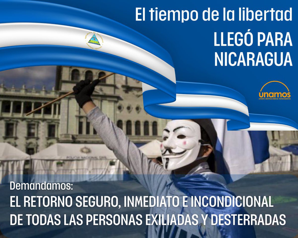 🇳🇮🗣️Restablecer la nacionalidad a quienes les fue confiscada, asegurar el libre ingreso al país a quienes se les ha impedido, negando pasaportes y cédulas. Anulación de los procesos y de las regulaciones migratorias represivas.

#Nicaragua ✊