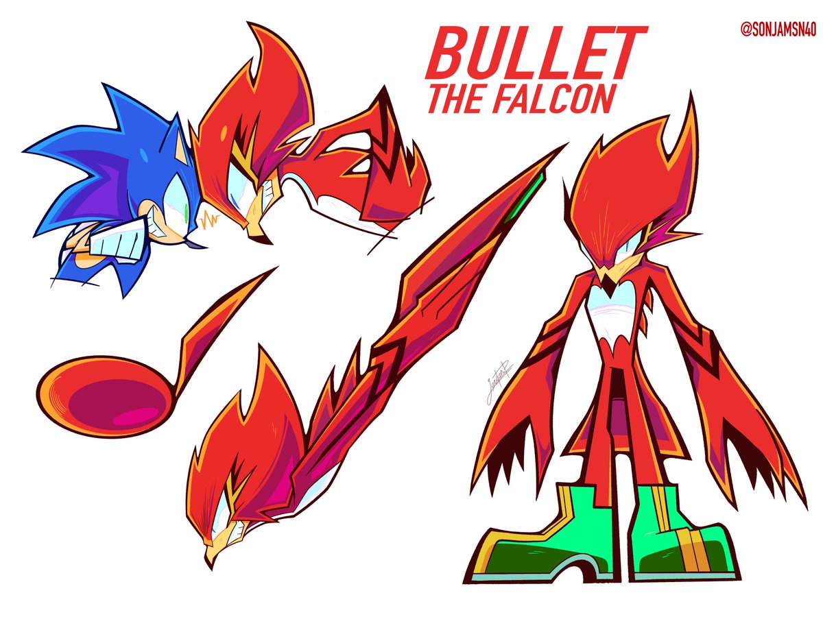 Just made a Sonic oc!