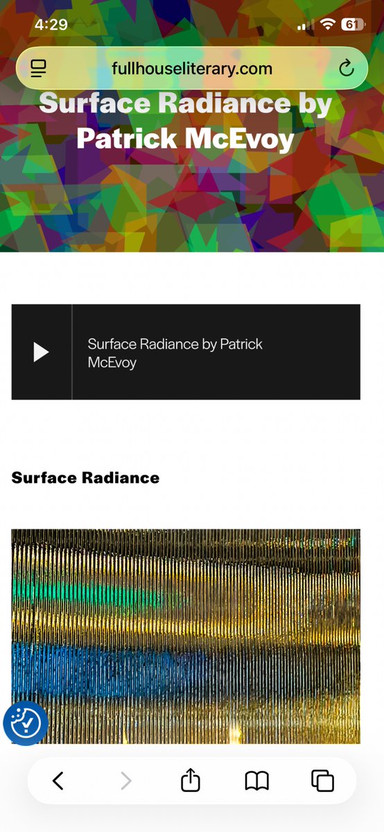 PatrickMcEvoy74's tweet image. Have a photography piece appearing in Full House Literary Mag … 
Can be found here: 
fullhouseliterary.com

#photography #art #litjournal