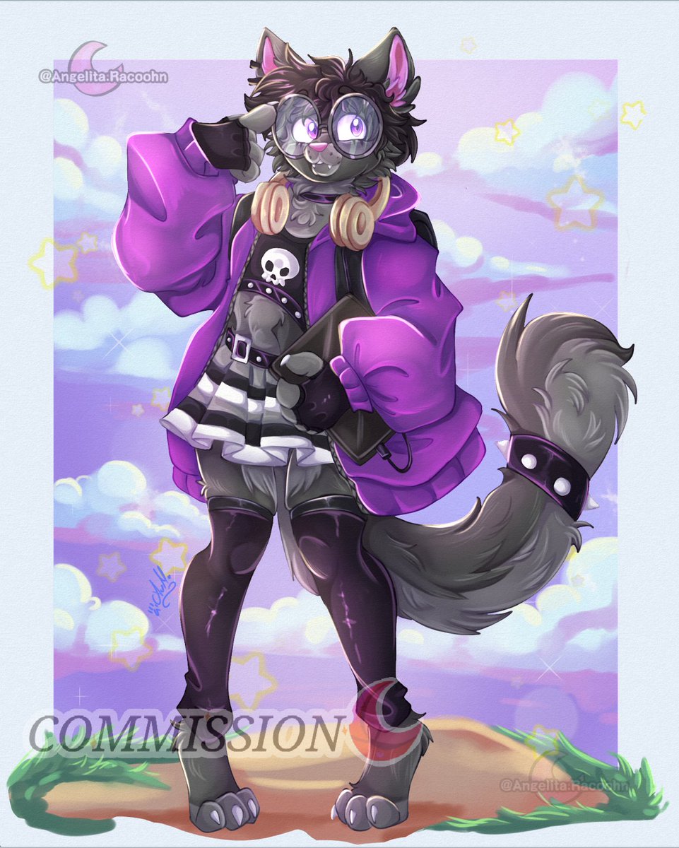 Custom commission for someone on Reddit ✨ #customdesign #furryart #commissionart