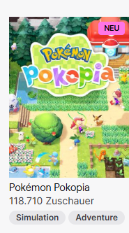 dreamoyoutube's tweet image. Release Tag von Pokémon Pokopia auf Twitch: Über 118k Zuschauer! 😱

#nintendo #gamefreak #nintendoswitch2 #twitch #twitchtv #gaming