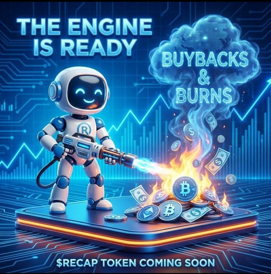 Honestly, $RECAP at 805k mcap is a gift. 

Tokens this size are just vaporware, but this one is literally active in 350+ groups RN.
Hitting that $1M mcap mark is inevitable at this rate. 

Just wait until the march 6th space, people are going to realize how undervalued this