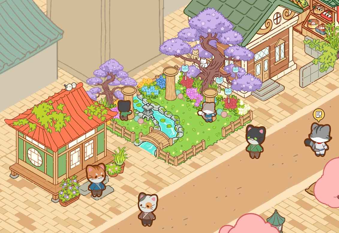 Indonesian here and we make cozy cat management game in Meiji Era 😻🌸