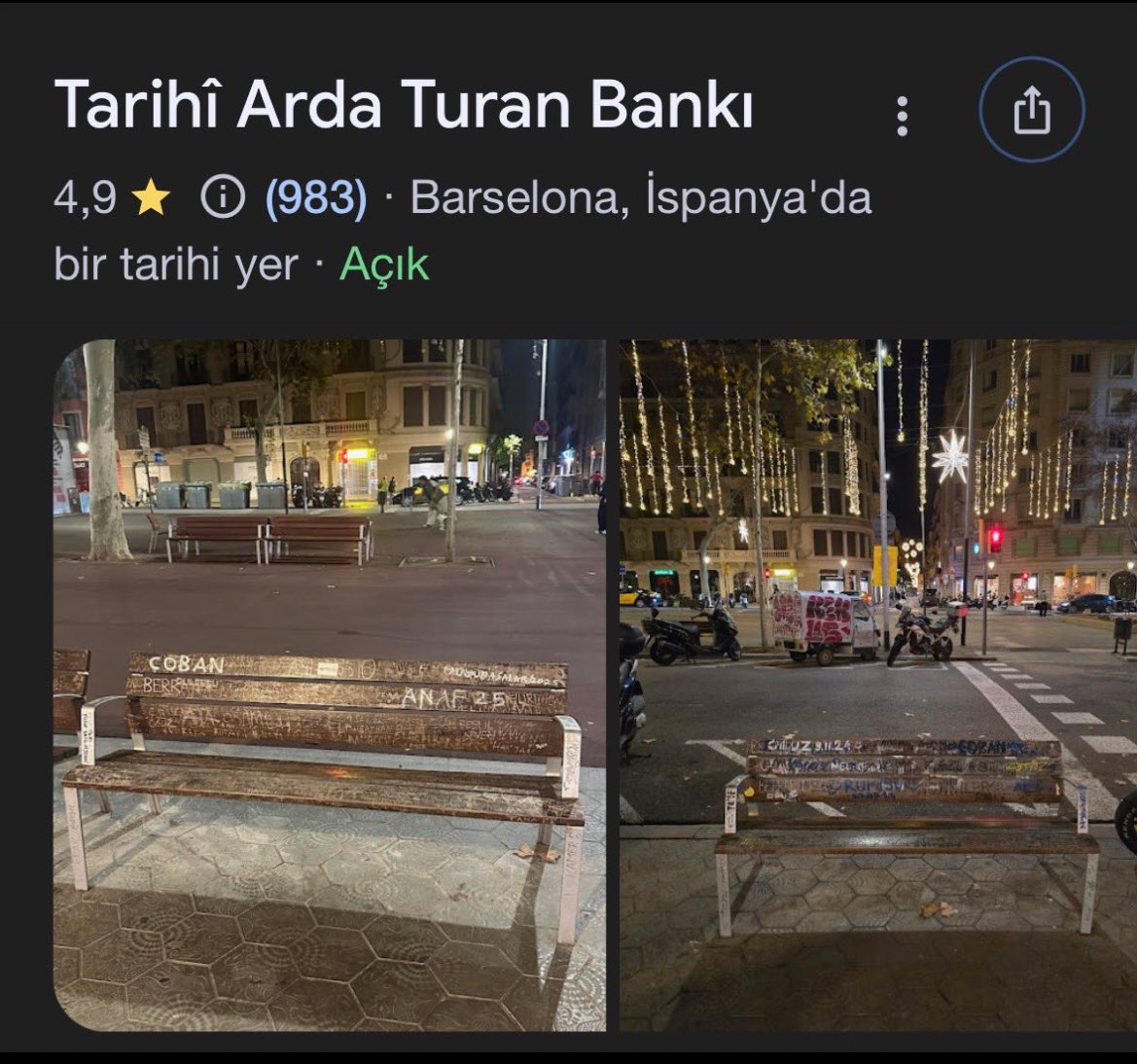 sslactn's tweet photo. Bizim ispanya askımız yıllar önce bi bankta başlamıştı https://t.co/RMlHCw9hYl
