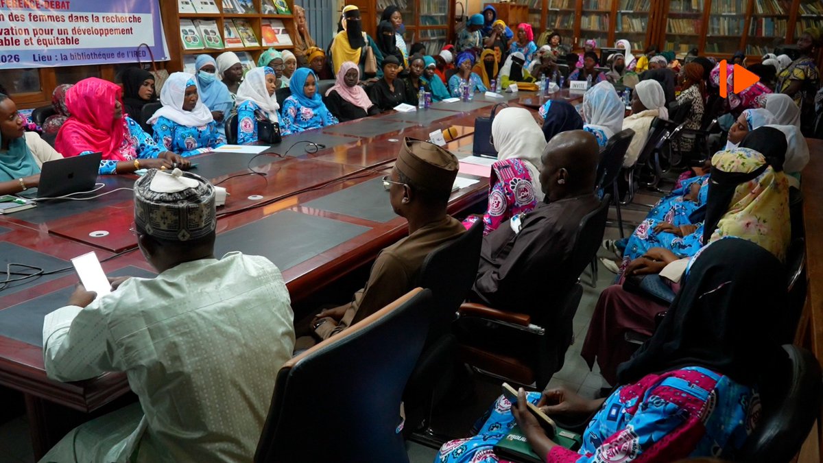 mrtvtchad's tweet photo. 𝗦𝗘𝗡𝗔𝗙𝗘𝗧 𝟮𝟬𝟮𝟲: Dans le cadre de la Semaine nationale de la Femme tchadienne (#SENAFET) 2026, l’Institut de recherche en élevage pour le développement (#IRED) a organisé ce 5 mars une conférence-débat sur l’intégration des femmes dans la recherche en élevage. Les échanges ont porté sur les défis, la formation, l’accès aux responsabilités et l’innovation, soulignant l’importance de la participation des femmes au développement du secteur.
#mrtvtchad #mrtv #Tchad