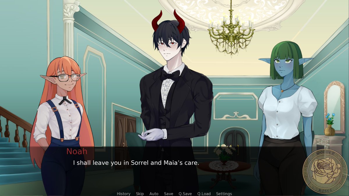 roses_wooden's tweet photo. After falling into another world, our MC is offered shelter until she can find a way back home.
#visualnovel #indiegame #datingsim https://t.co/WFEwZA0Lnr