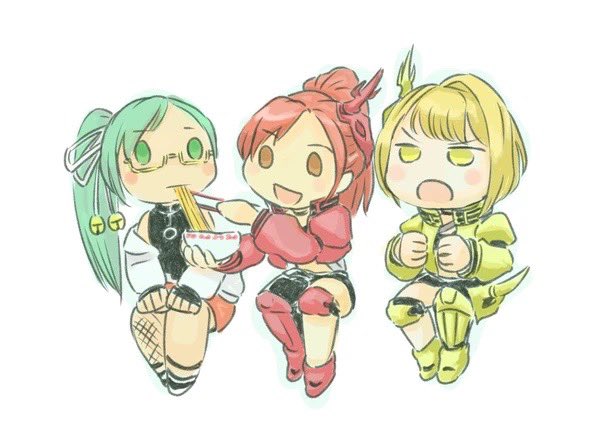 「#3月になったから3人並んだ画像を貼ろうぜ」|じゃばのイラスト