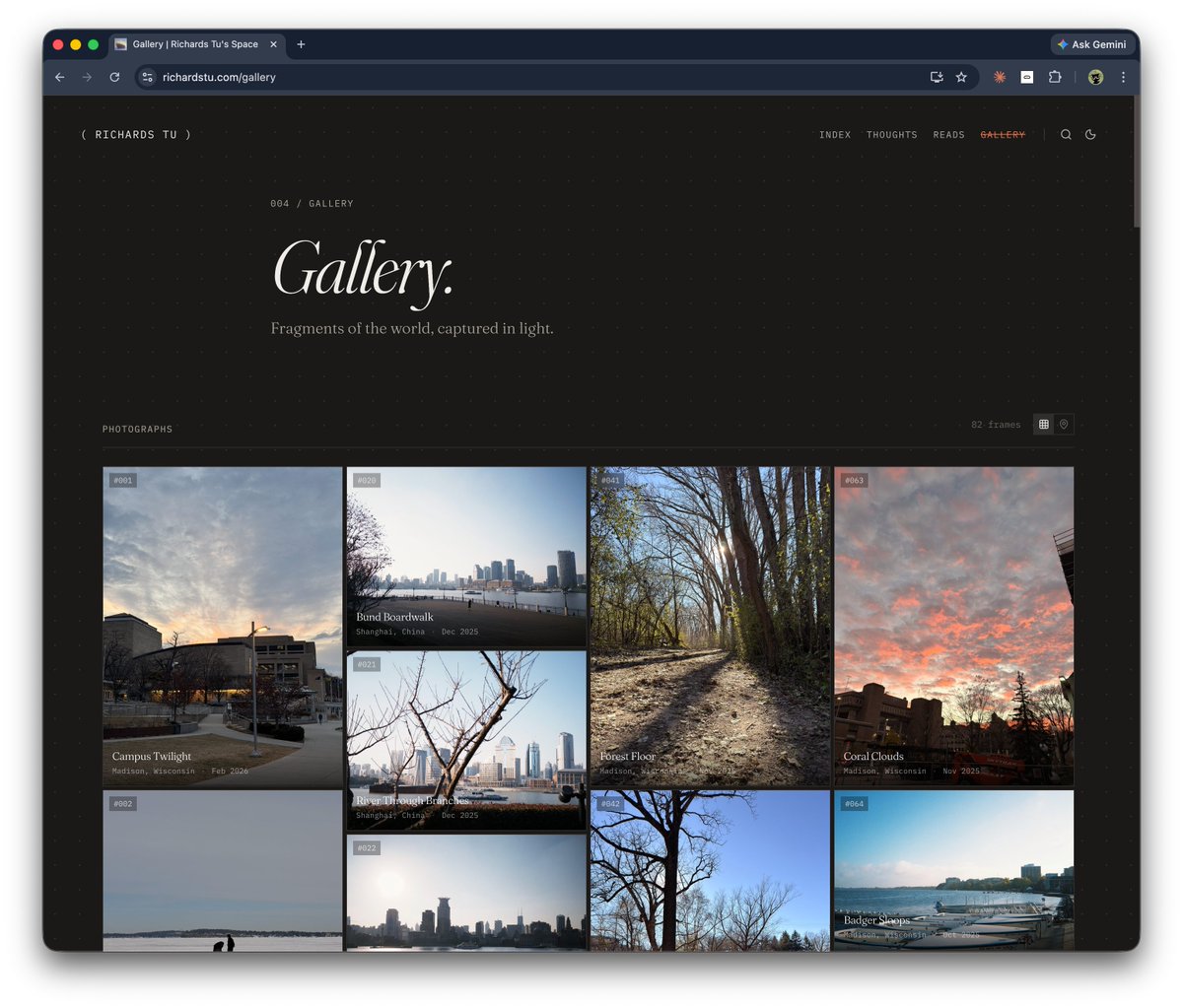 richards_tu's tweet photo. just added a page (https://t.co/ozkvjXCFpZ) for my favorite photos
these are cherry-picked ones and look great from my pov, but since i'm not a photographer, so maybe look bad lol

* and opus is sooooo good at design with tastes and consistency https://t.co/9QcI5ZkfHH