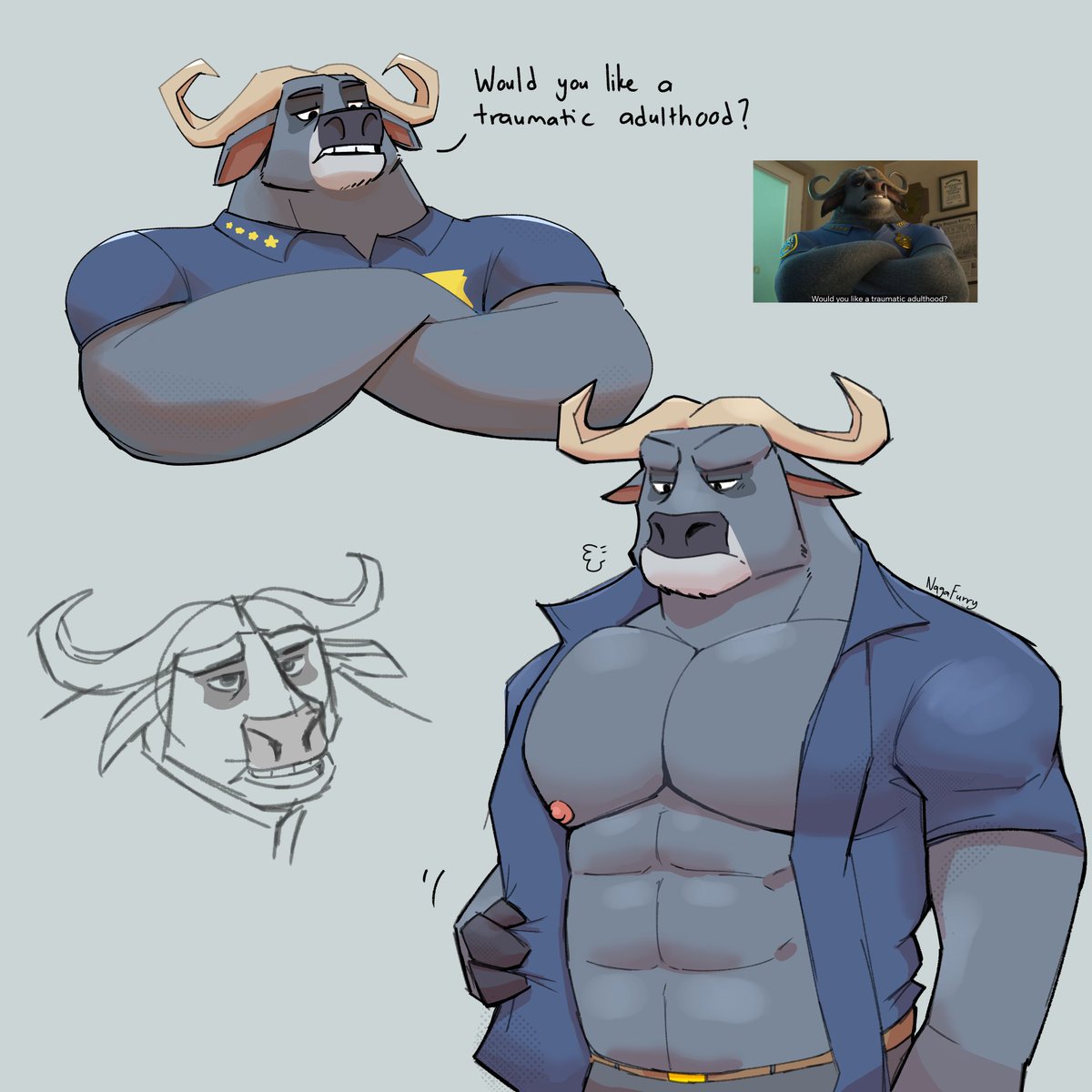 yes, Chief Bogo is handsome