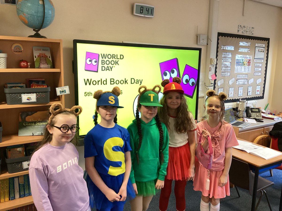stmonicasbootle's tweet photo. Some fabulous costumes today in 4T! Weβre all excited to celebrate our love of reading for World Book Day! #welovereading #WorldBookDay2026 https://t.co/jqYlA0p8Uy