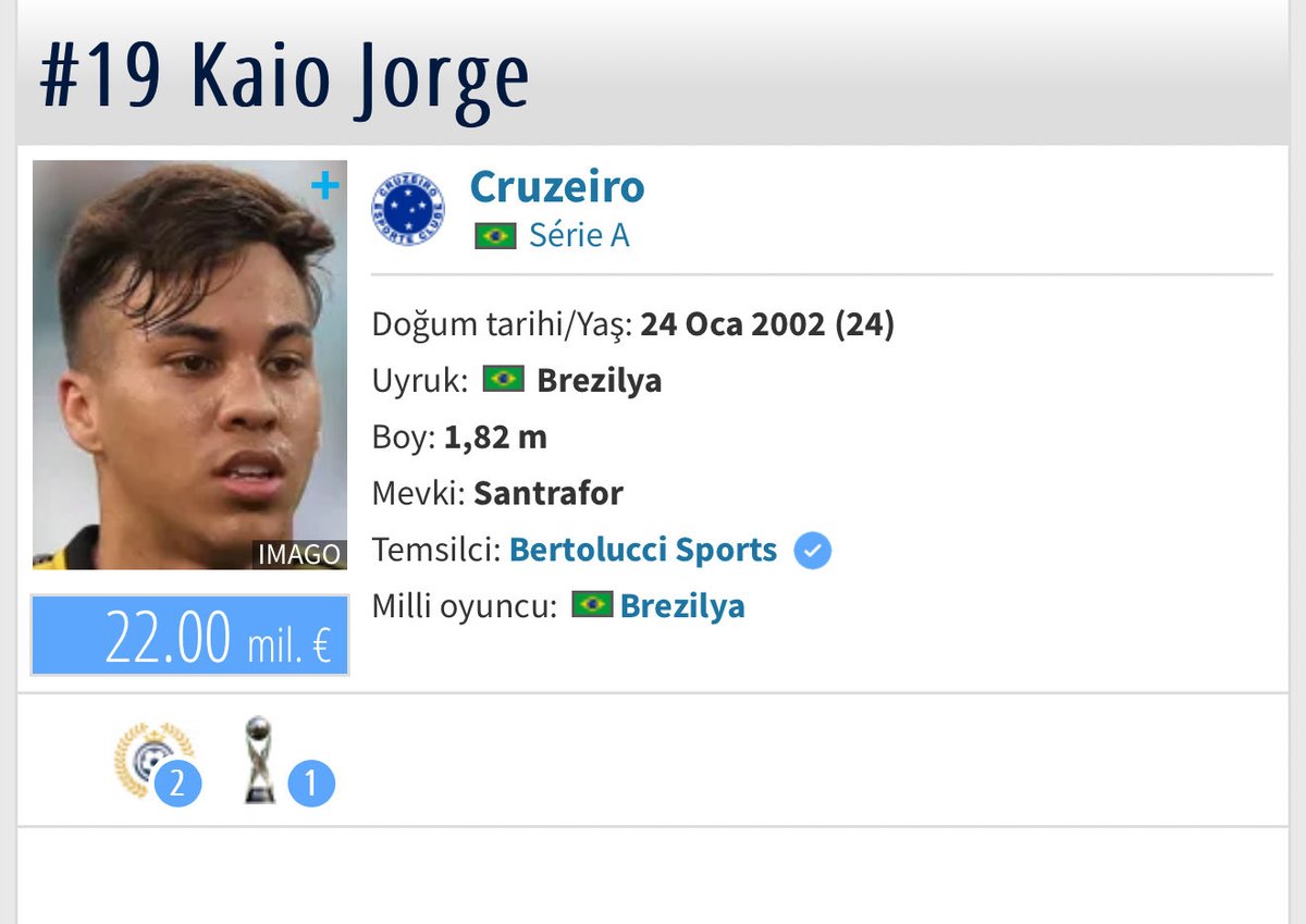 Brezilya liginin en iyi forveti süper ligde en az 35 gol atar