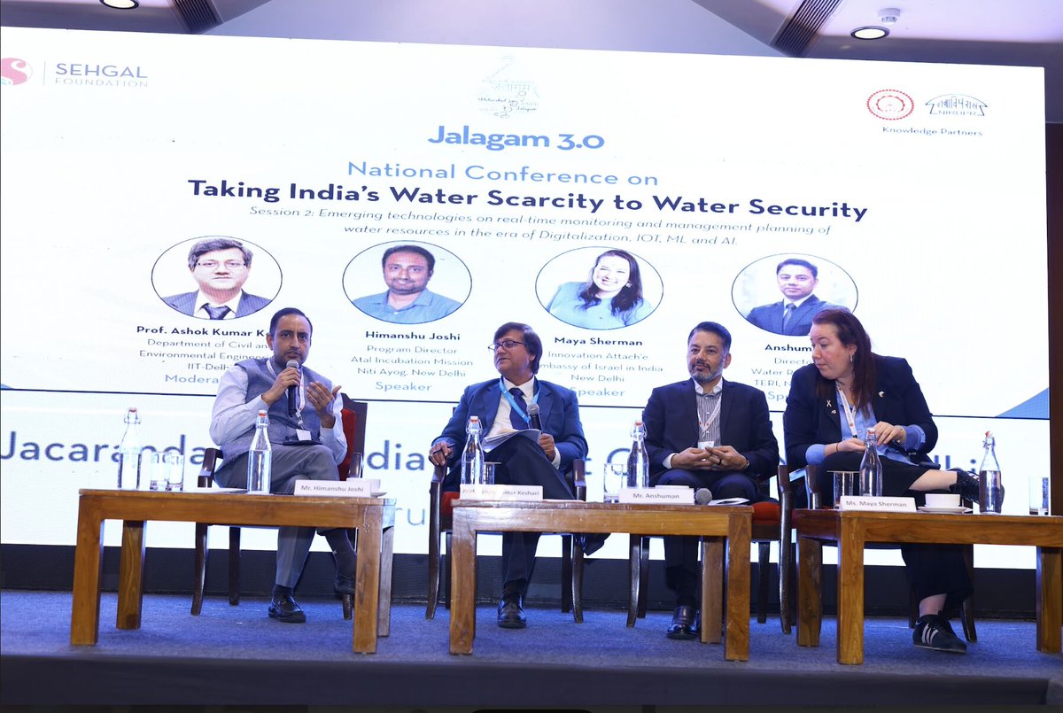himjosh83's tweet photo. Last month was invited by #SehgalFoundation for #Jalagam 3.0 🎉🎉🎉 

As a group we discussed on the use of AI and Technology for Water Management and I talked about how @AIMtoInnovate is helping in this sector through its various Sustainability-focussed initiatives !!! https://t.co/uA647CZzH9