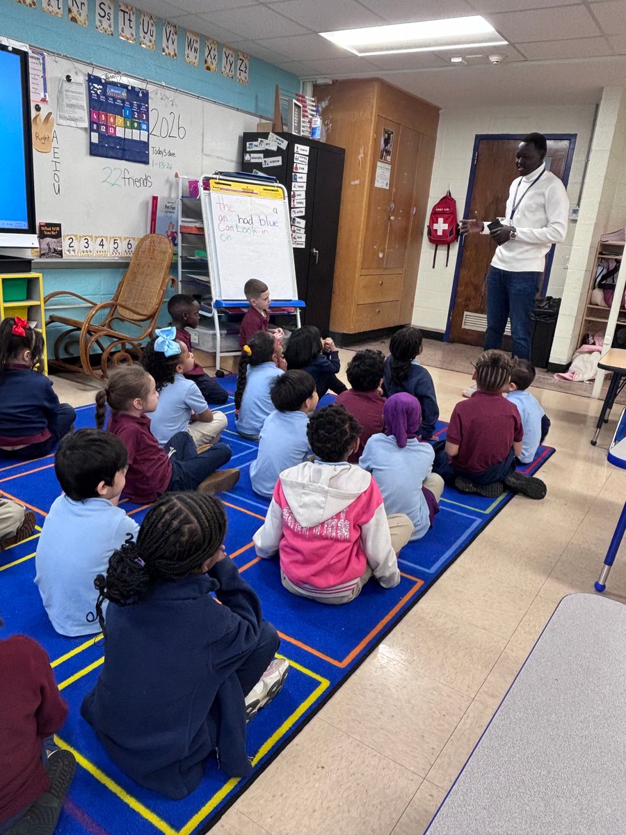 KC #CSASAtoms welcomed guest speaker Mr. Majok, who shared his experiences teaching in Africa &amp; reminded students that education is a gift not available to everyone. Our students even watched children practicing their ABCs by writing in the dirt. 🌍📚

<a href="/CharterEmpire/">Empire Charter Consultants</a>