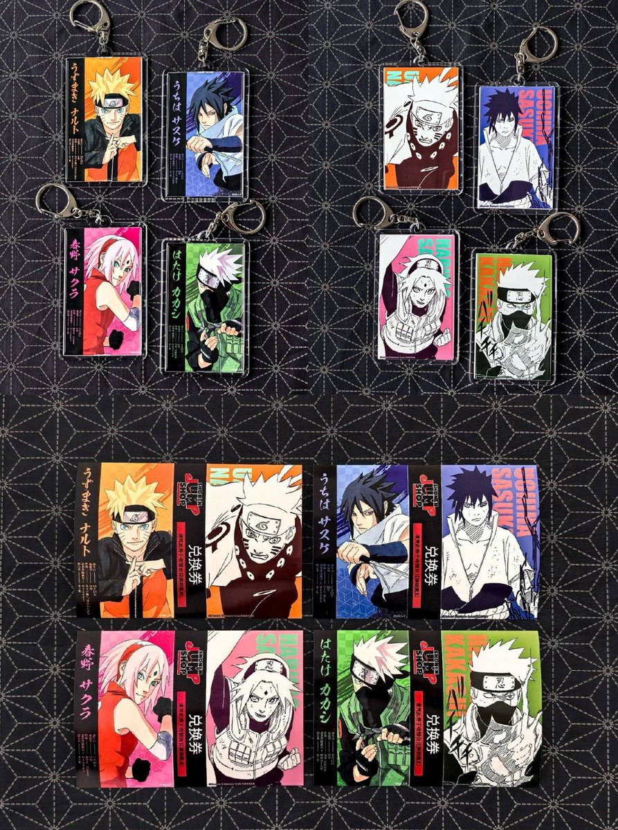 中国）SHONEN JUMP CAFE #naruto 新しい商品 ：フォトキーホルダー