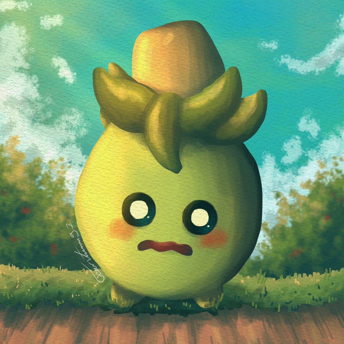 A small drawing of smoliv 

#pokemon #pokemonfanart