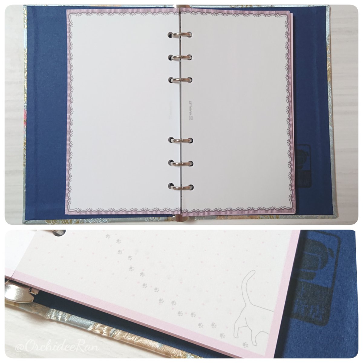 テルコ雑貨店さんのお隣に出店されていたWRAPALLETさんでリフィルを購入
可愛い猫ちゃんの足跡デザインと素敵なレース模様のフレームデザイン🩷