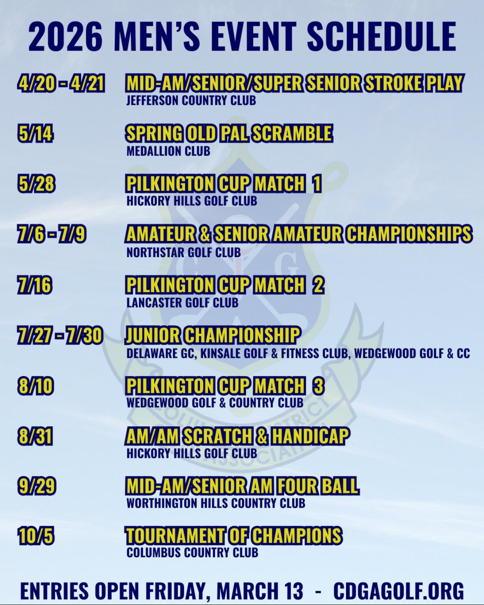 CDGA Golf tweet media