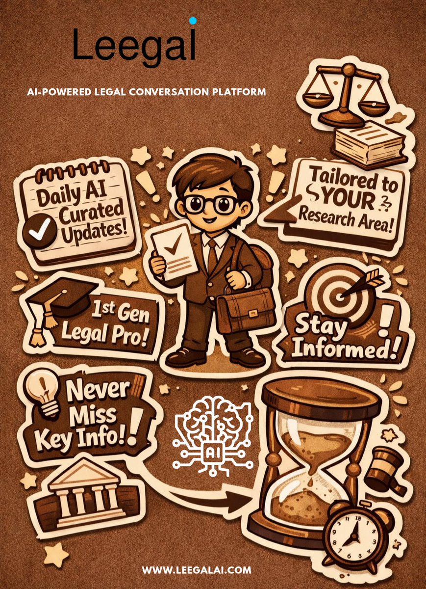 LeegalAI's tweet photo. LeegalAI introduces smart alerts-your daily AI-curated legal digest, tailored to your specific research area and delivered right on your schedule.

Access additional insights at:- https://t.co/SCfEMlhmgZ

#LegalTech #LeegalAI #LegalInnovation #ML #AI https://t.co/44y9S9bEG9