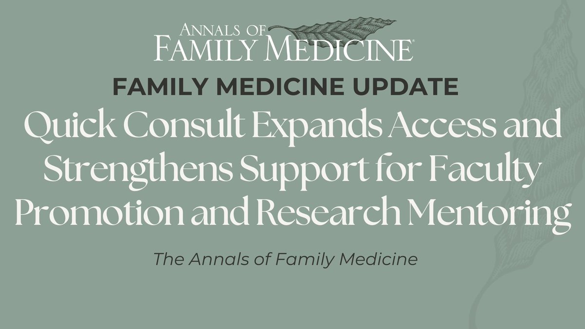 Annals of Family Medicine tweet media
