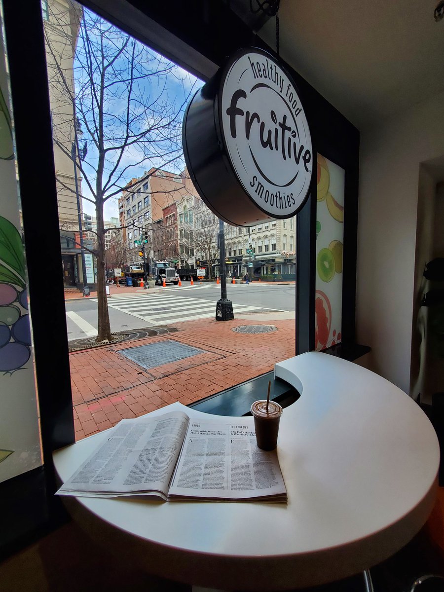 pqliving's tweet photo. Did we mention that Fruitive is open at 7th &amp; D St NW? It is! Smoothies, juices, salads, and wraps are the mainstays. Penn Quarter and @DowntownDCBID just get better each day! #BeDowntown #DCisopen https://t.co/ftLjNfyUPI