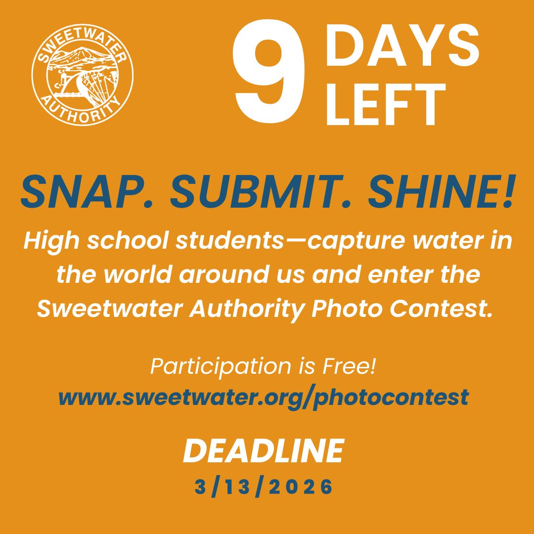 Sweetwater Authority tweet media