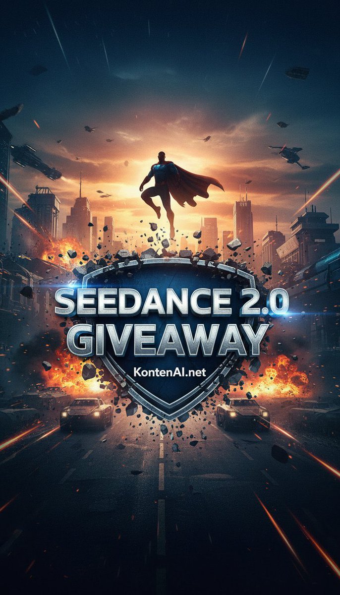 kontenai's tweet photo. 🚨Seedance 2.0 giveaway!

📷 We're giving away 30 Seedance 2.0 early access today 

📷Like, repost, and comment "seedance"  

📷 30 lucky winners will be announced in the next 24h  

Must be following @kontenai https://t.co/9FkGvTZDC2