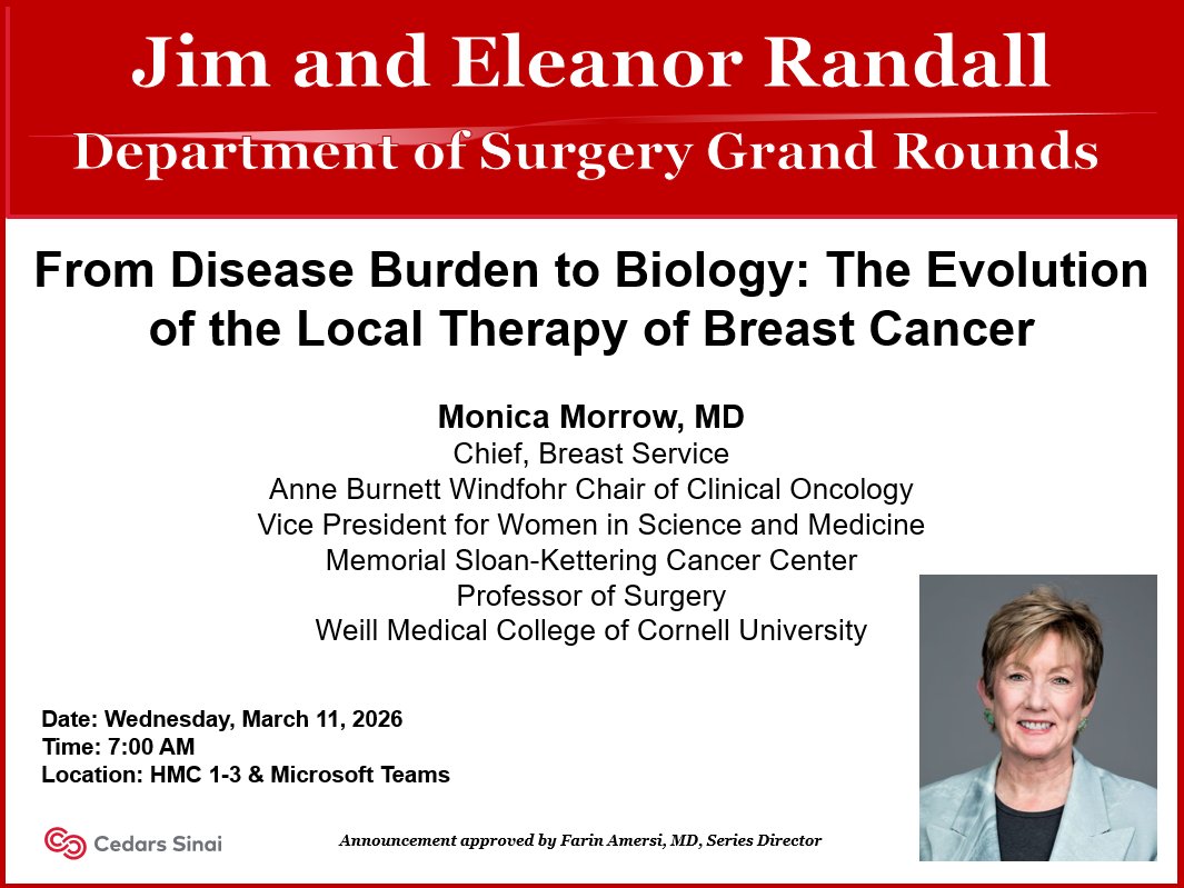 Department of Surgery at Cedars-Sinai tweet media