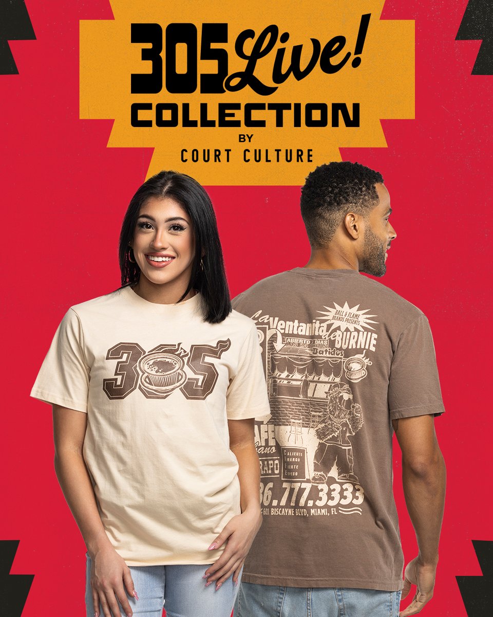 Rep the 305 today and everyday 🔥 Shop the <a href="/COURTCULTURE/">COURT CULTURE</a> collection in-stores and online now - gohe.at/4buJyll