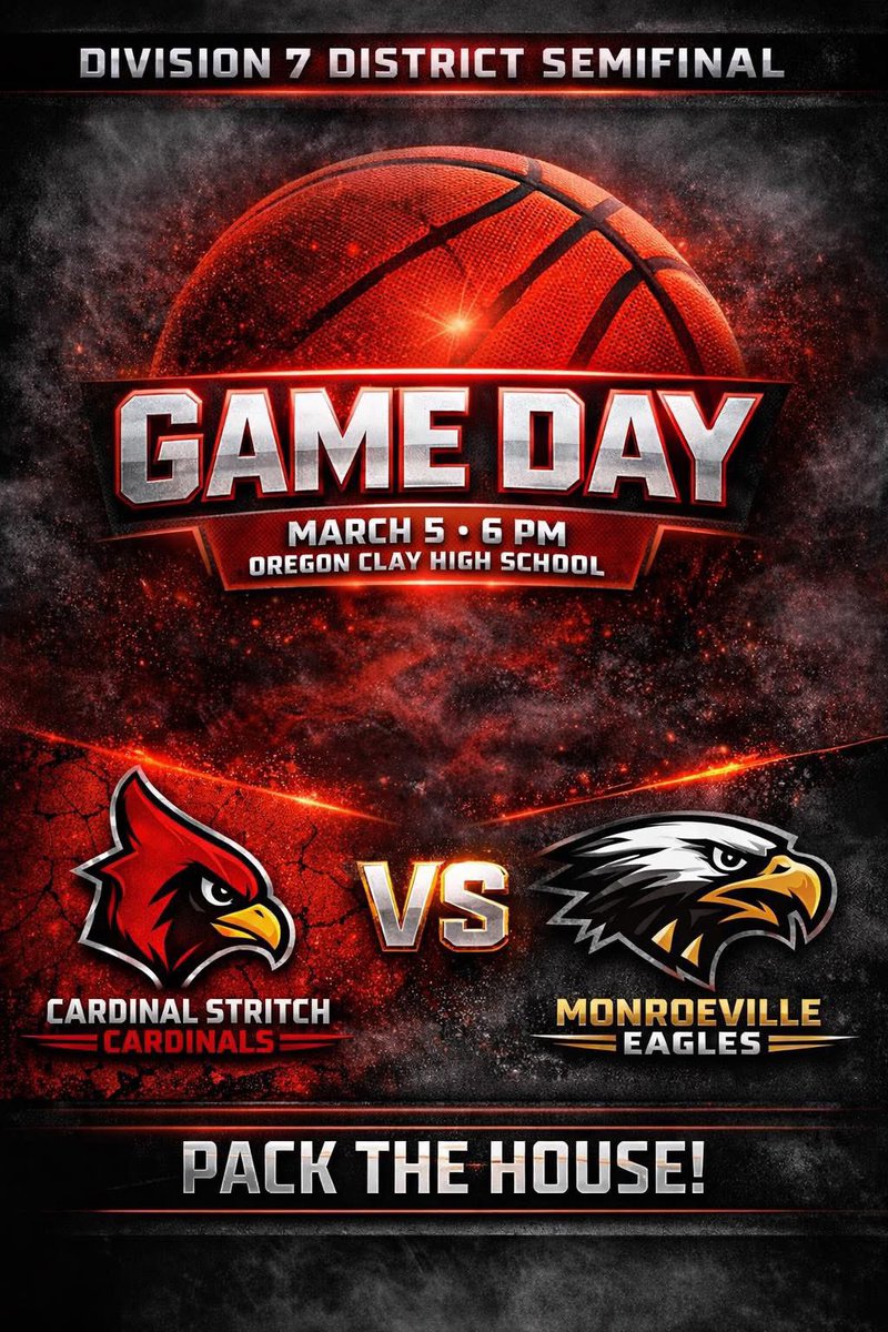 CoachShaun419's tweet image. 🏆DISTRICT SEMI-FINAL GAME
🆚 #1 Monroeville
⌚️ 6PM
🏢 Clay High School
📍 5665 Seaman Rd. Oregon, OH
🎟️ TICKETS (Cash or Card)
📺 fan.hudl.com/usa/oh/oregon/…

Come Out &amp;amp; Support Us As The State Run Continues!
#AnyMeansNecessary
#RoadToStates
#WinAndAdvance
