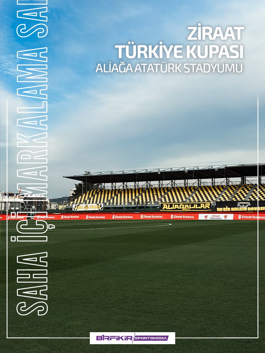 🏆Ziraat Türkiye Kupası B Grubu 4. Maçı, Saha İçi Organizasyon ile Aliağa Atatürk Stadyumu’ndayız. 

#SahaİçiOrganizasyon #Aliağafk #Gençlerbirliğisk #ZiraatTürkiyeKupası
